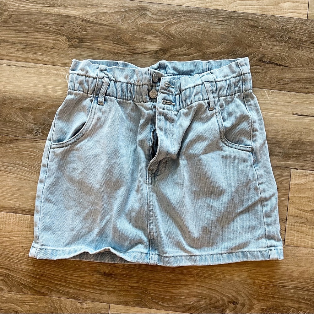 PacSun Light Blue Mini Skirt